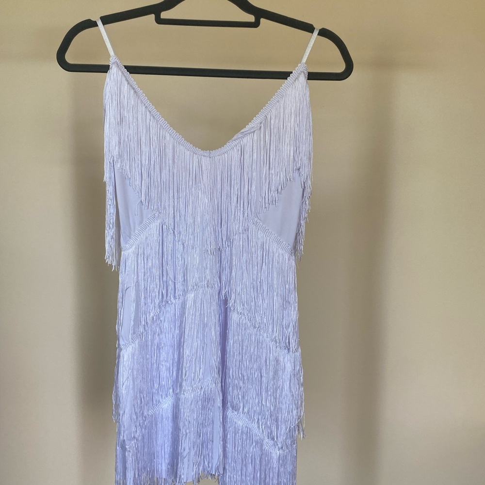 Elegant White Fringe Top